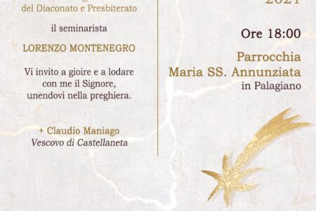 Ammissione agli Ordini Sacri del seminarista Lorenzo Montenegro – Diocesi di Castellaneta