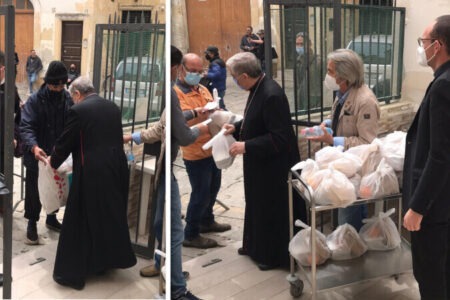 alla Casa della carità per distribuire il pranzo - il giornale della Arcidiocesi di Lecce