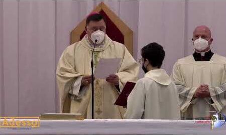 Il saluto del Vescovo eletto Sabino per la Santa Messa Crismale