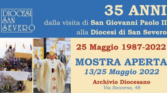 35 anni dalla visita di San Giovanni Paolo II alla Diocesi di San Severo