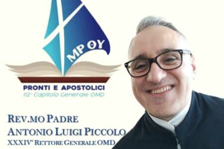 Padre Luigi Piccolo nuovo rettore generale dell’ordine madre di Dio