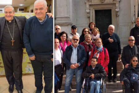 L’arcivescovo Seccia con ammalati e volontari. Pellegrino nei santuari d’Abruzzo e a Loreto - il giornale della Arcidiocesi di Lecce