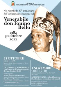 manifesto 40°Anniversario Ordinazione Episcopale don Tonino Bello