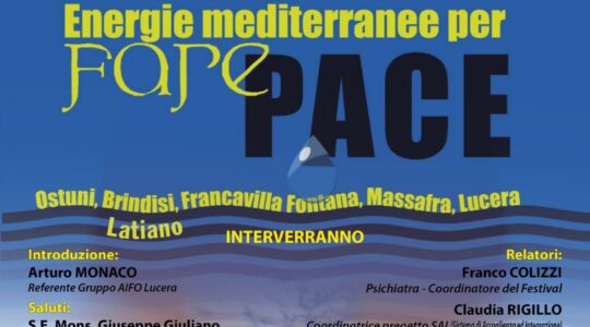 Energie mediterranee per fare pace