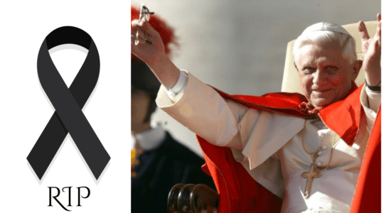 Messaggio di Mons. Vescovo per la morte di Sua Santità Benedetto XVI, Papa Emerito – Diocesi di Castellaneta