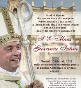 Inizio del ministero pastorale del nuovo Arcivescovo – Arcidiocesi di Brindisi – Ostuni