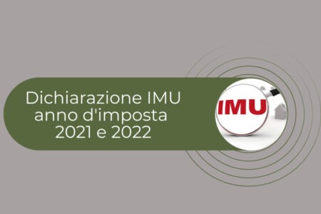 IMU Anno d’imposta 2021 e 2022