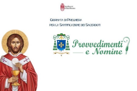 Giornata per la Santificazione Sacerdotale. Provvedimenti e nomine dell'Arcivescovo — Arcidiocesi Bari-Bitonto