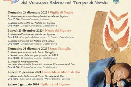 Natale 2023: Celebrazioni Eucaristiche presiedute da S.E.R. Mons. Sabino Iannuzzi