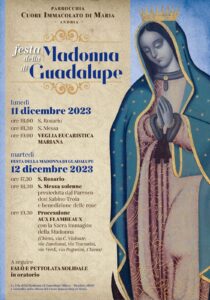 Festa liturgica della Madonna di Guadalupe – Diocesi di Andria