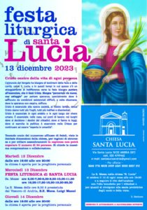 Festa liturgica in onore di Santa Lucia – Diocesi di Andria