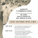 Concelebrazione e incontro nel 98° Anniversario della nascita del Servo di Dio, don Antonio Spalatro