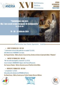 XVI Settimana Biblica Diocesana – Diocesi di Andria